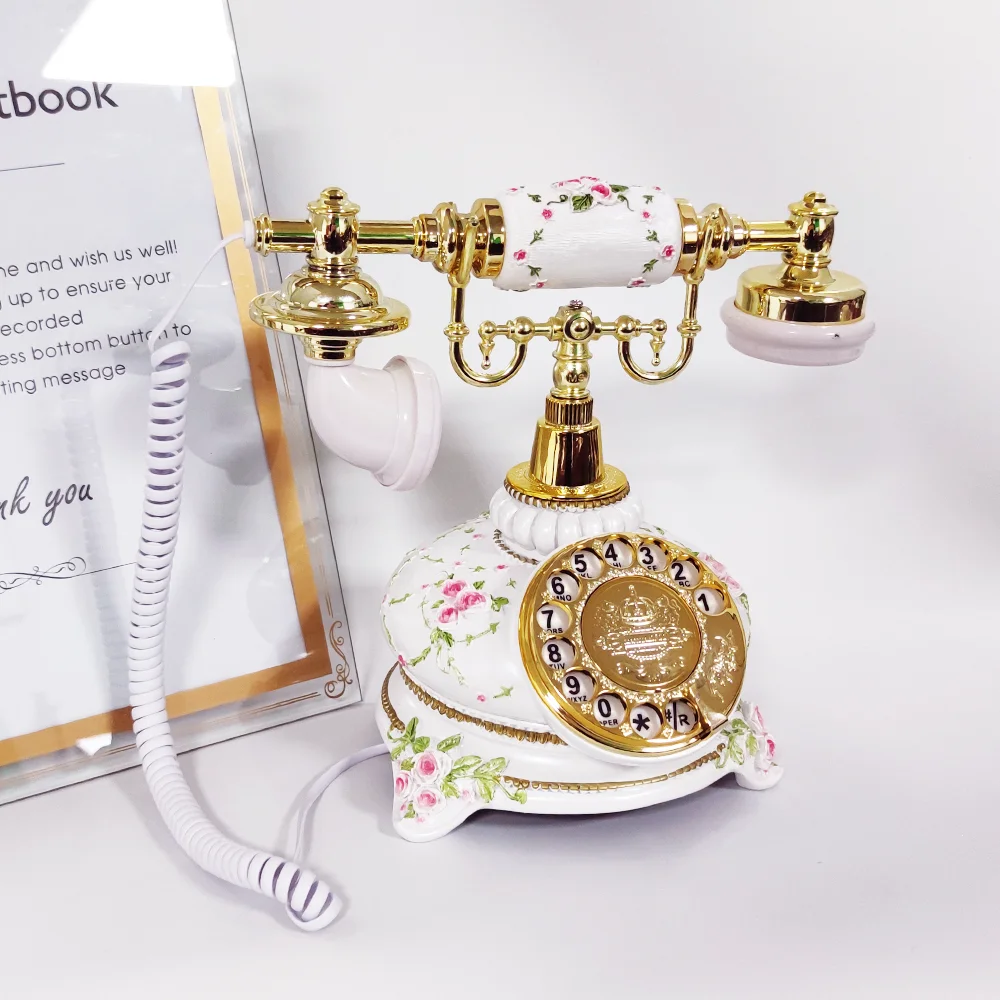 Audio Guestbook Telephone Wedding  Vintage and Retro Style Audio Guestbook | Black Rotary Phone for Wedding Party Gathering 2