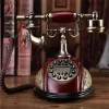 Antique Fixed telephone Rotary Dial old fashioned telephone/Hands-free/backlit version touch dial Caller ID Line phone 1