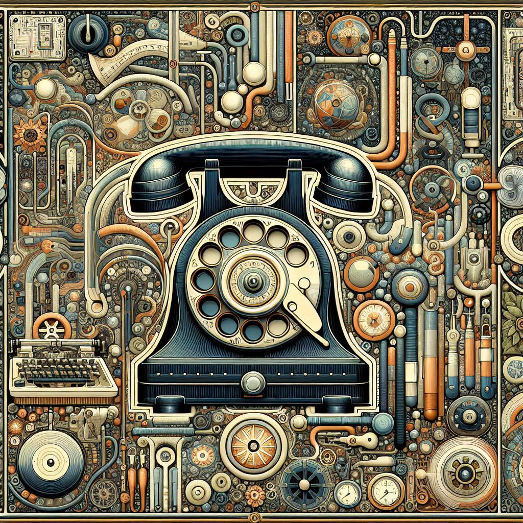 Who invented the rotary phone?