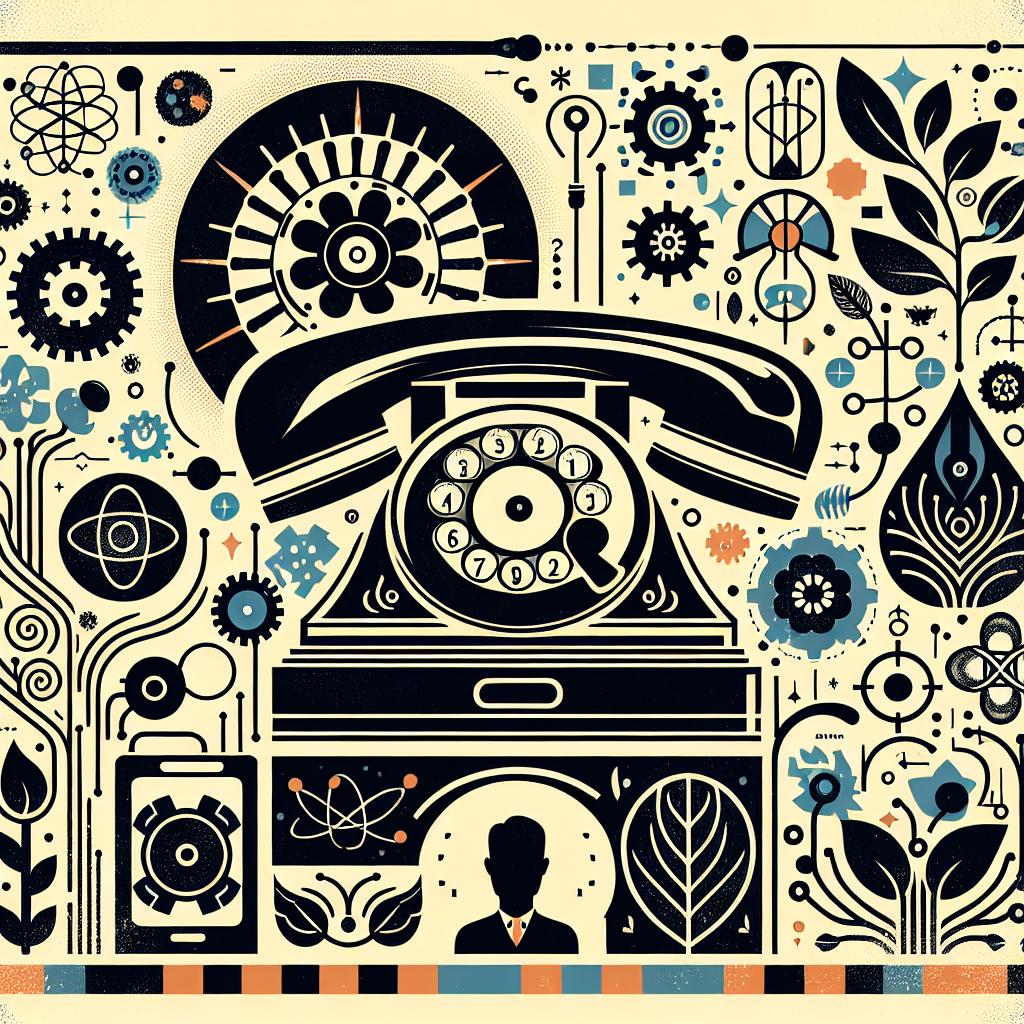 When were rotary phones popular?